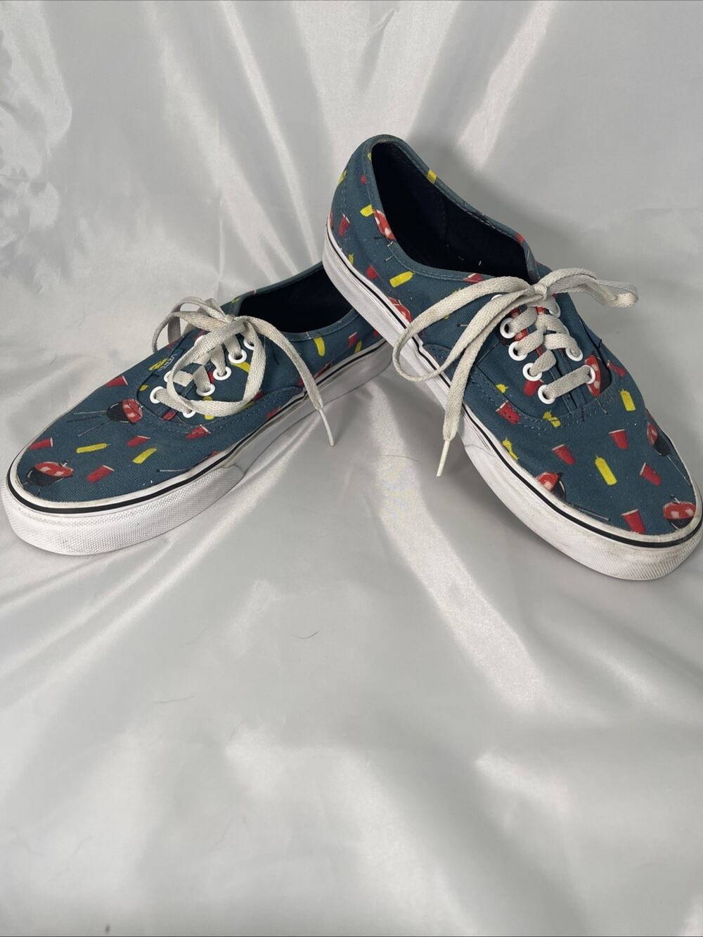 Vans Authentic Pool Vibes BBQ Cookout Summer Shoes Men's 8.5 Women's 10
